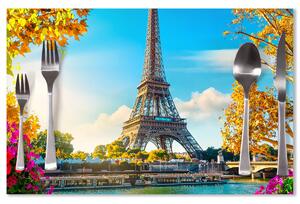 Sablio Prostírání Paříž Eifellova věž Flowers: 40x30cm