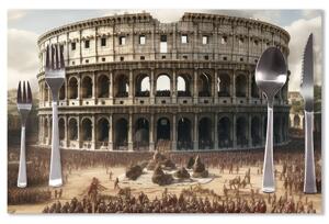 Sablio Prostírání Řím Koloseum Legie: 40x30cm