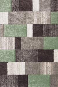 Makro Abra Kusový koberec Vegas Home 30BZZ šedý zelený Rozměr: 160x230 cm