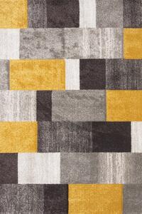 Vopi | Kusový koberec Vegas Home 30BYY - 120 x 170 cm, žlutošedý
