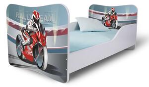 Dětská postel MOTORKA 160x80 cm + matrace ZDARMA