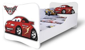 Dětská postel RED CAR 160x80 cm + matrace ZDARMA