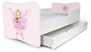 Dětská postel se šuplíkem VÍLA 160x80 cm + matrace ZDARMA