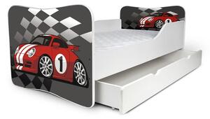 Dětská postel se šuplíkem RACE 160x80 cm + matrace ZDARMA