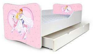 Dětská postel se šuplíkem PRINC 180x80 cm + matrace ZDARMA