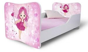 Dětská postel MALÁ VÍLA 140x70 cm + matrace ZDARMA