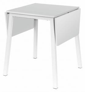Tempo Kondela Jídelní stůl, MDF foliovaná / kov, bílá, 60-120x60 cm, MAURO