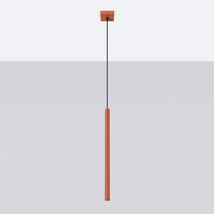 Závěsné svítidlo Pastelo, 1x oranžové kovové stínítko