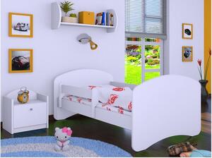 Dětská postel bez šuplíku 180x90cm BEZ MOTIVU - bílá
