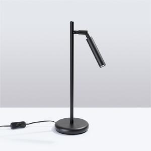 Stolní lampa Pastelo, 1x černé kovové stínítko