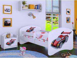 Dětská postel bez šuplíku 160x80cm SUPER FORMULE - bílá