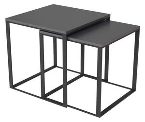 Konferenční stolek LASCOT, 53/49x53/49x53/49, graphite