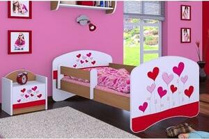 Dětská postel bez šuplíku 160x80cm LOVE - buk