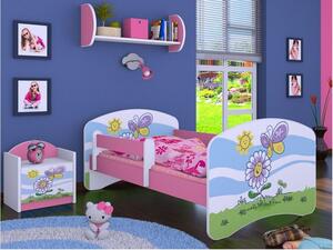 Dětská postel bez šuplíku 160x80cm PALOUČEK - růžová