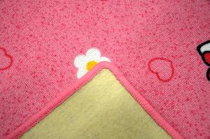 Vopi | Dětský koberec Hello Kitty - 80 x 120 cm VÝPRODEJ