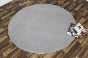 Kusový koberec Nasty 101595 Silber kruh Kruh Ø 200 cm