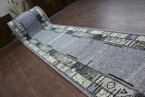 Makro Abra Kusový koberec BASE 3619 šedý Rozměr: 100x300 cm