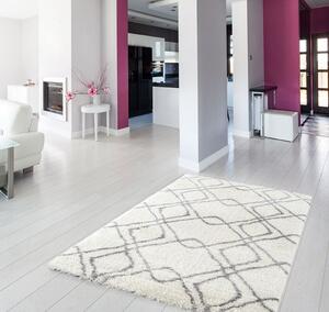 Vopi | Kusový koberec Pearl 510 white/l.grey - 80 x 150 cm
