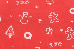 Ubrus vánoční - Sonja - červená Rozměry: 120x160, Tvar: Obdélník
