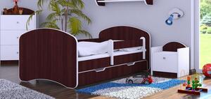 Dětská postel se šuplíkem 180x90 cm - KAŠTAN WENGE
