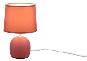 Trio R50802618 stolní svítidlo Malu 1x40W | E14 - kabelový spínač, oranžová