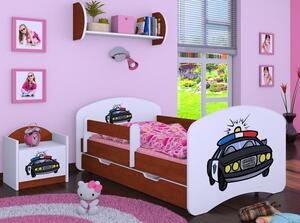 Dětská postel se šuplíkem 160x80cm POLICIE - kalvados
