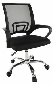 Kancelářská židle DEX 2 NEW látka a síťovina černá