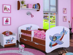 Dětská postel se šuplíkem 160x80cm LETADLO - kalvados