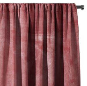 AmeliaHome – Závěsy zatmívací s řasící páskou Špinavě růžově VELVET-140x270 cm