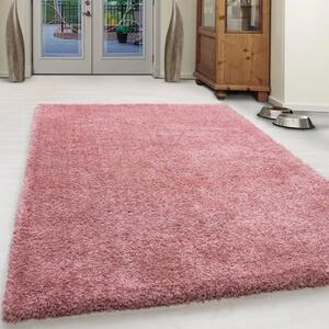 Vopi | Kusový koberec Ancona shaggy 9000 rose - 60 x 110 cm