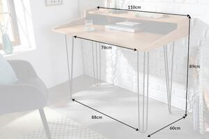 (3568) STUDIO psací stůl dubový vzhled 110cm