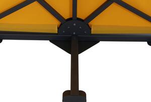 SIENA GARDEN Skládací venkovní zástěna Ben, 150 x 280 cm (žlutá) (100351365002)