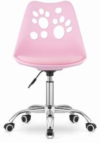 Bestent Kancelářská židle růžová skandinávský styl PAW Basic