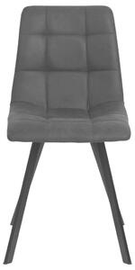 ŽIDLE, černá, tmavě šedá Carryhome - Jídelní židle