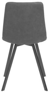 ŽIDLE, černá, tmavě šedá Carryhome - Jídelní židle