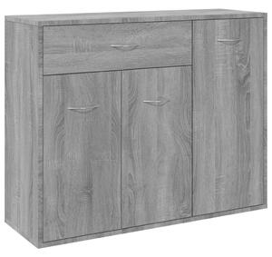 Příborník šedý sonoma 88 x 30 x 70 cm kompozitní dřevo