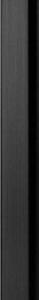 In-Design Ukončovací profil k obkladovému panelu 04 Černý Dekorativní panely ukončovací profil - orientace: Levý