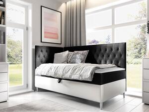 Kontinentální postel Junior Gerdise 3, Strana: levá, Rozměr postele: 90x200, Barva:: ekokoža Soft 017 (biała) + Fresh 17 5903211193408