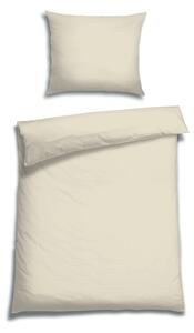 Florella Saténové povlečení Edel Satin Uni Ivory Rozměr: 70x90 + 140x200 cm