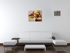Obraz na plátně Žluté květy ve váze Rozměry: 60 x 40 cm