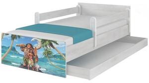 Dětská postel MAX se šuplíkem Disney - MOANA 180x90 cm
