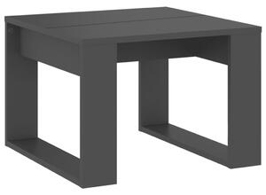 Odkládací stolek šedý 50 x 50 x 35 cm dřevotříska