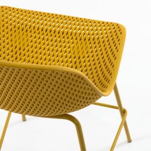 QUINBY 65 pultová židle žlutá