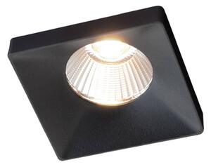 GF design Squary vestavné svítidlo IP54 černé 2 700 K