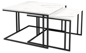 Set 2 konferenčních stolků Froyw, Barva: černá / dub craft zlatý 5903211310492
