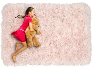 Plyšový koberec MAX 133x190 cm světle růžový