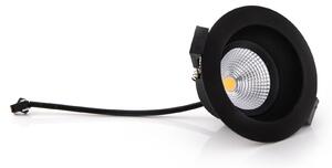 Vestavné bodové svítidlo SLC One Soft LED černé 2 700 K