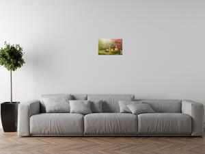 Obraz na plátně Dům u pramene Velikost: 60 x 50 cm