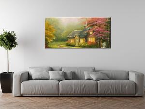 Obraz na plátně Dům u pramene Rozměry: 120 x 80 cm