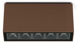 Lombardo Kura Top X5 LED přisazené svítidlo Corten18°2700K